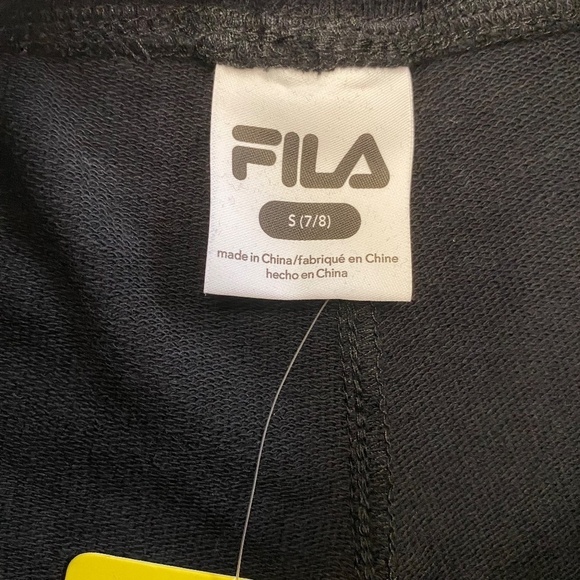 FILA Girls Wide Leg Pant, Black, Small (7/8) NWT - Picture 7 of 16